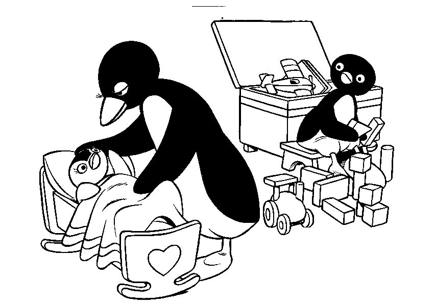 Pingu Malvorlagen