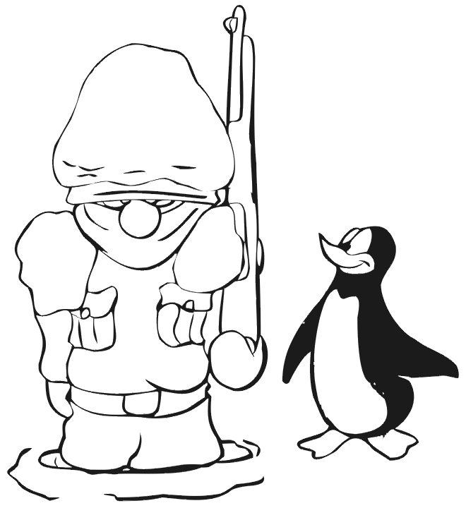 Pinguin Malvorlagen