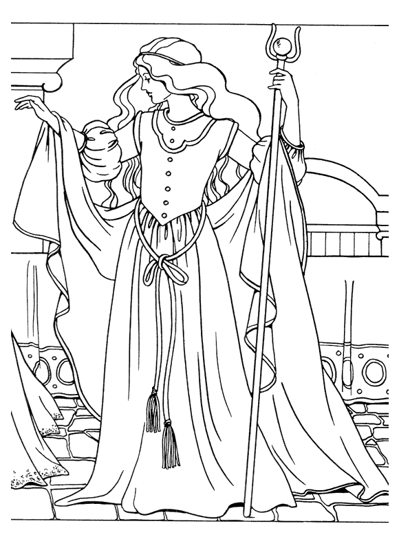 Prinsessen Malvorlagen