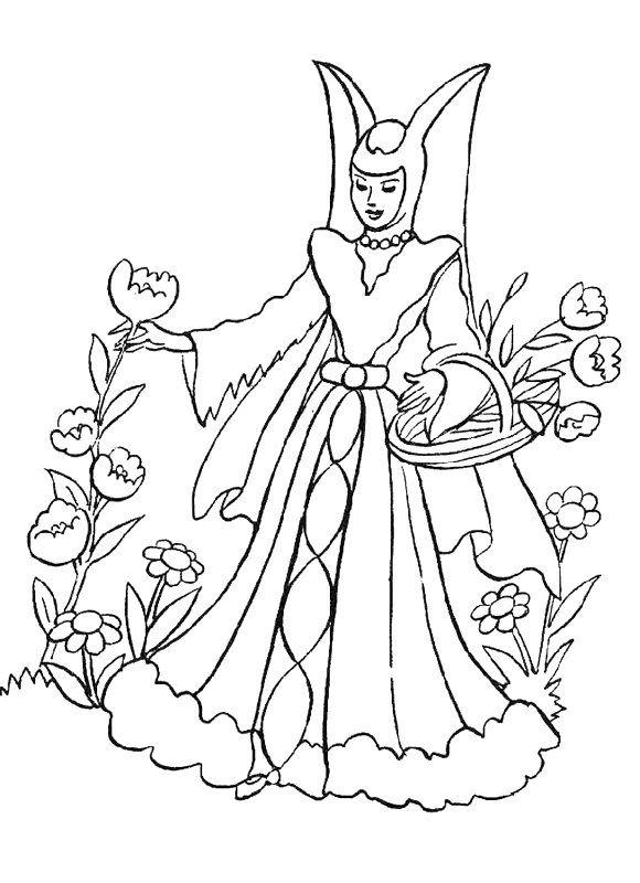Prinsessen Malvorlagen