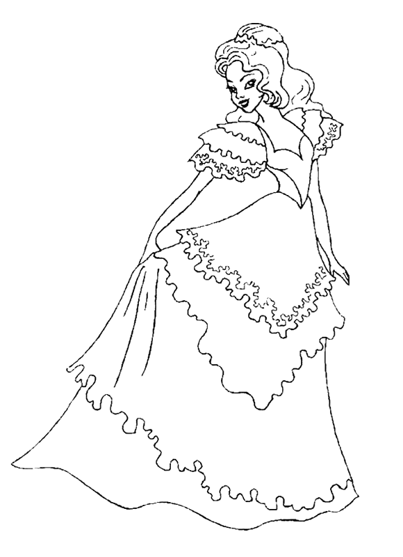 Prinsessen Malvorlagen