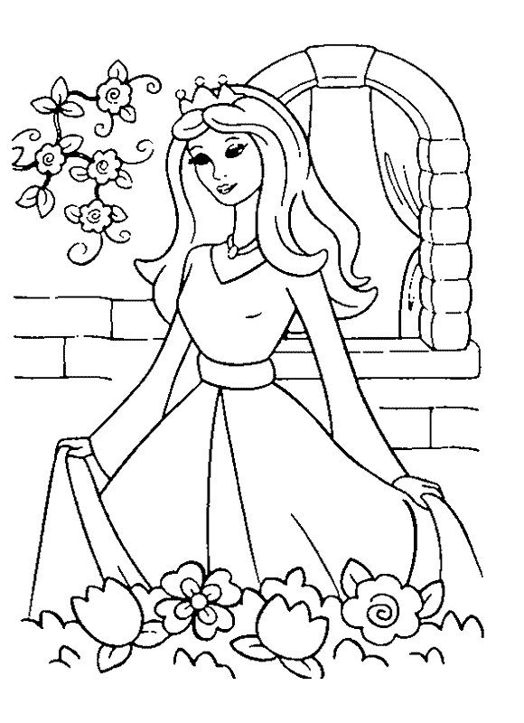 Prinsessen Malvorlagen
