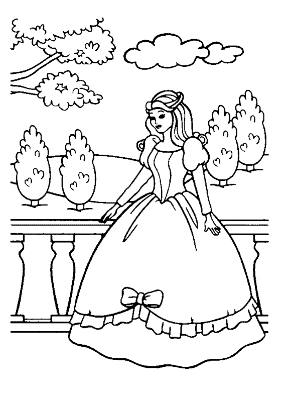Prinsessen Malvorlagen