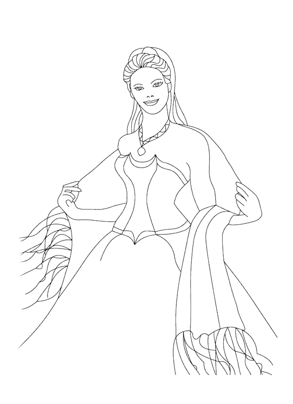 Prinsessen Malvorlagen