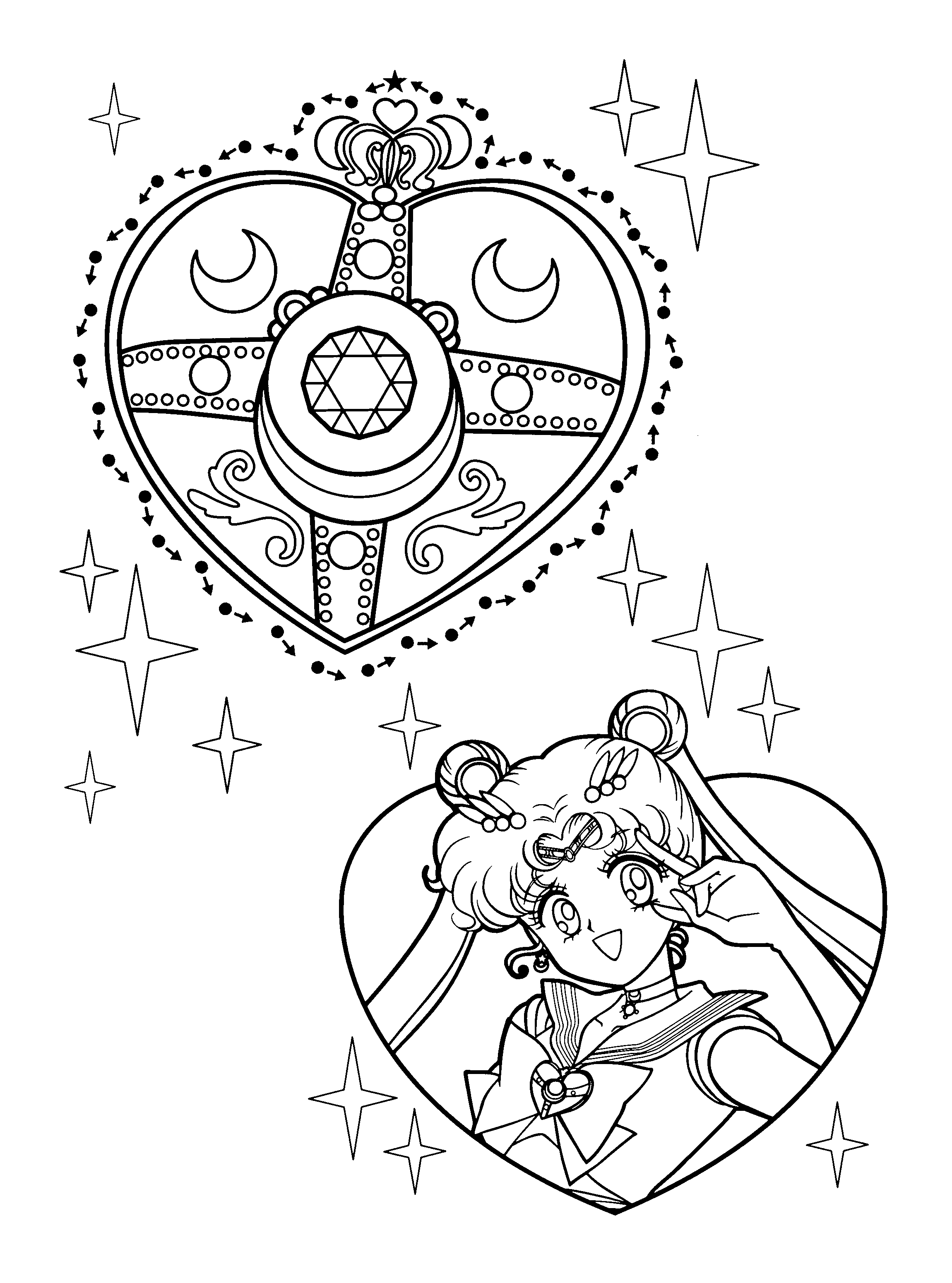 Sailormoon Malvorlagen