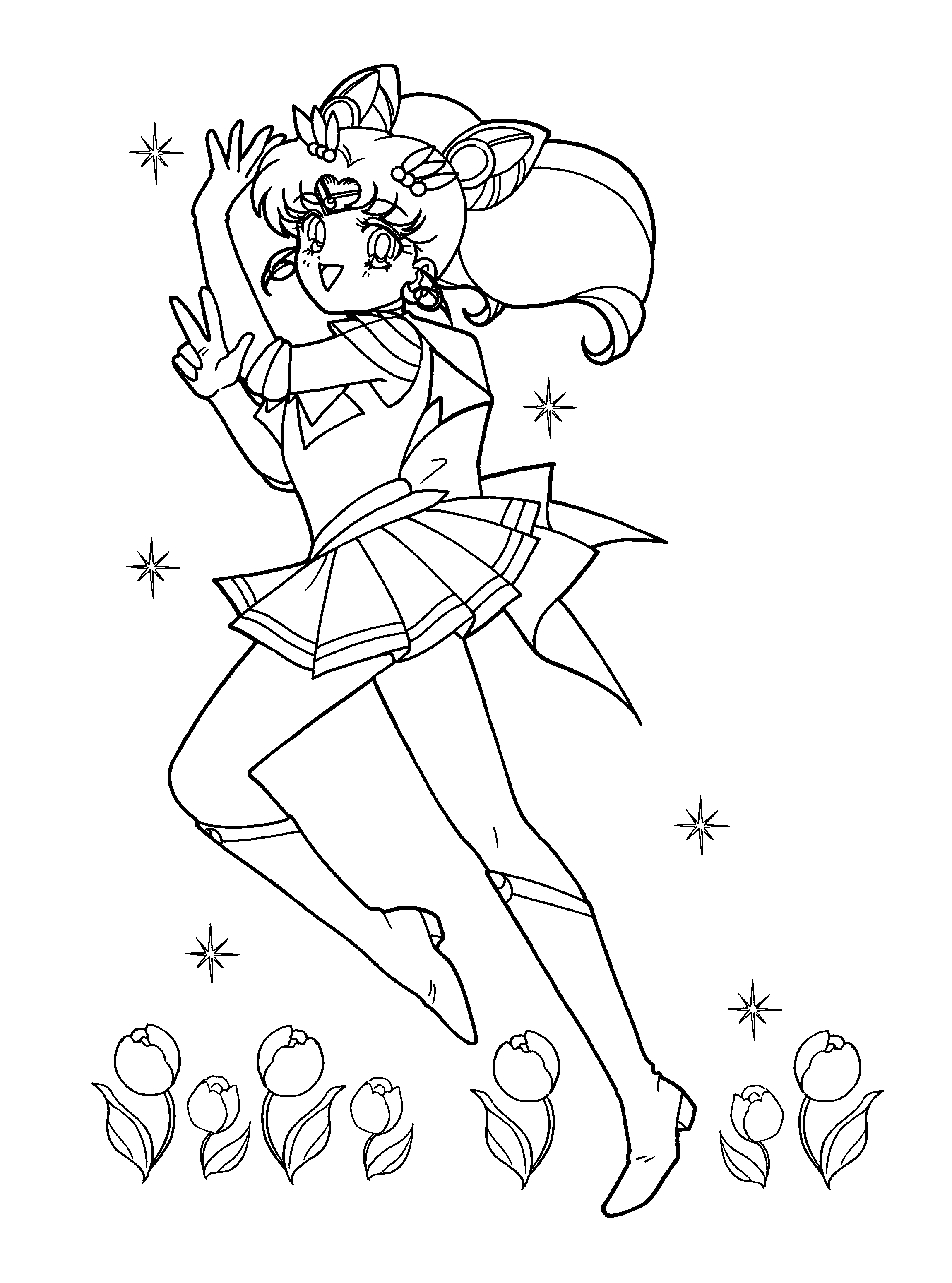 Sailormoon Malvorlagen