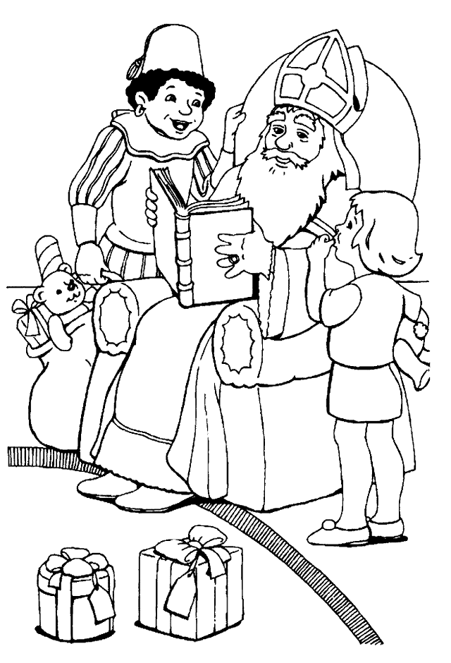 Sankt nikolaus Malvorlagen