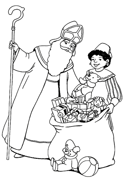 Sankt nikolaus Malvorlagen