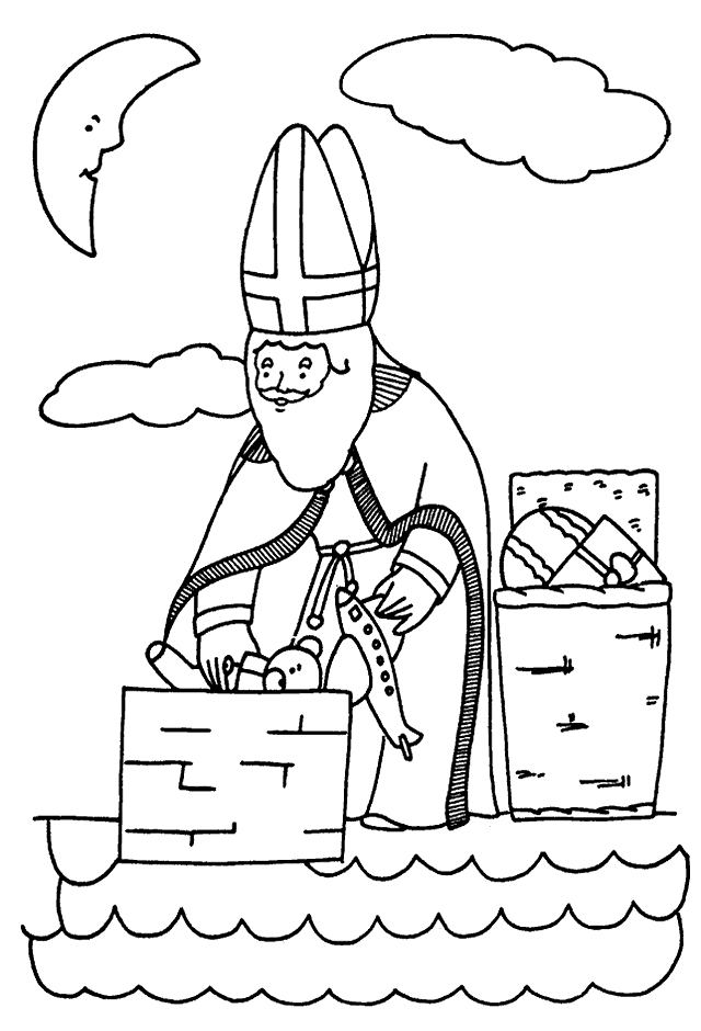 Sankt nikolaus Malvorlagen