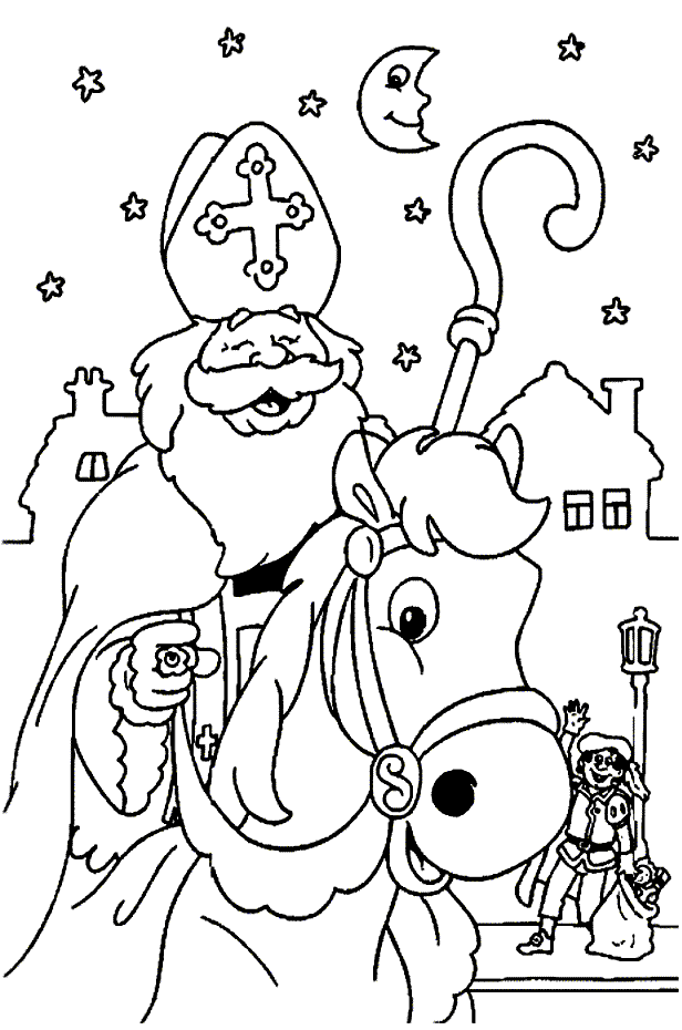 Sankt nikolaus Malvorlagen