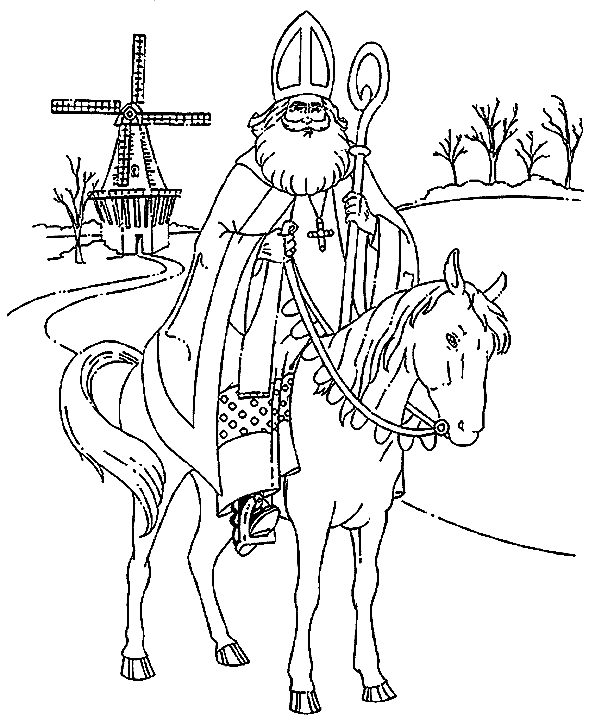 Sankt nikolaus Malvorlagen