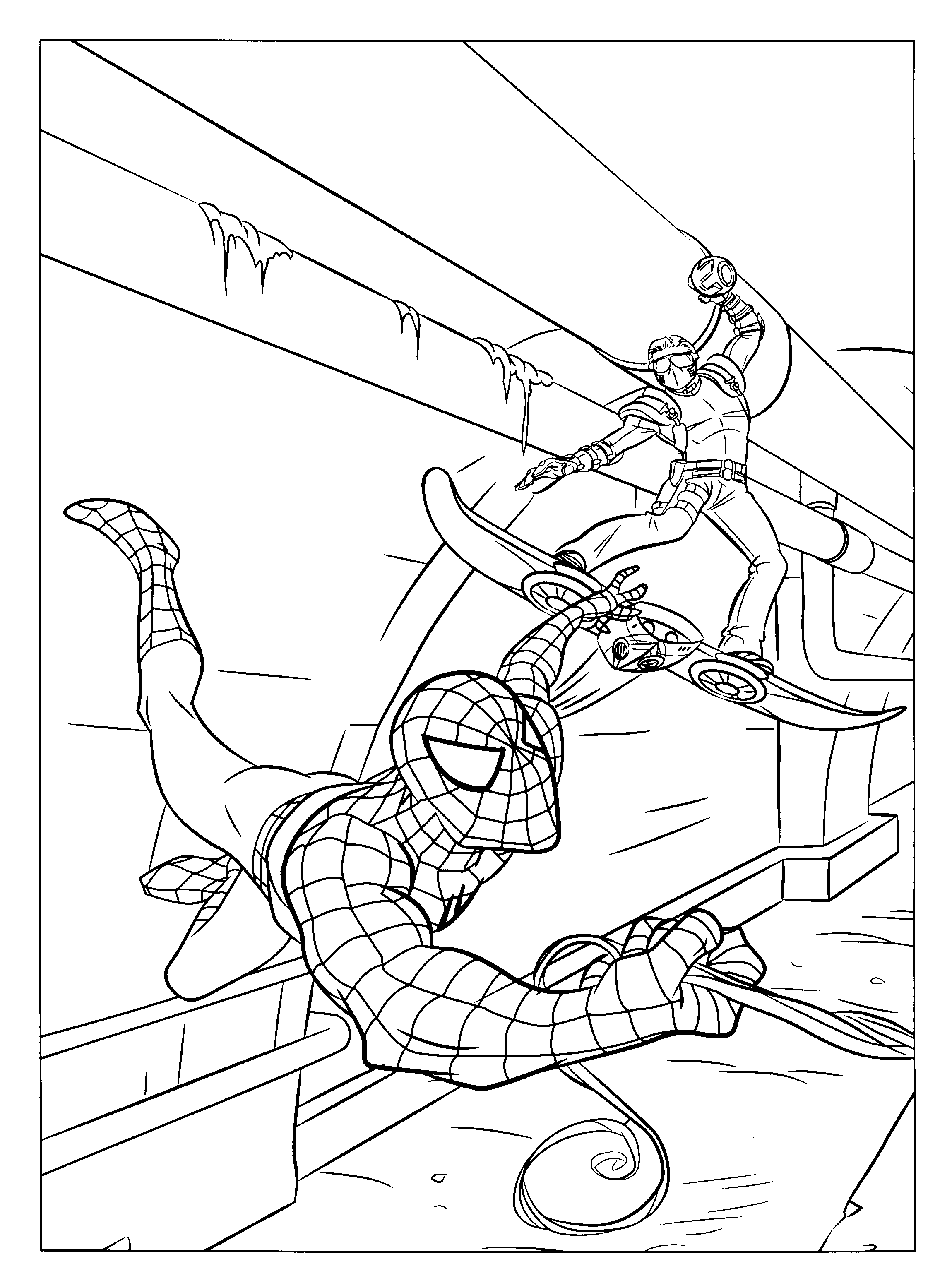 Spiderman 3 Malvorlagen