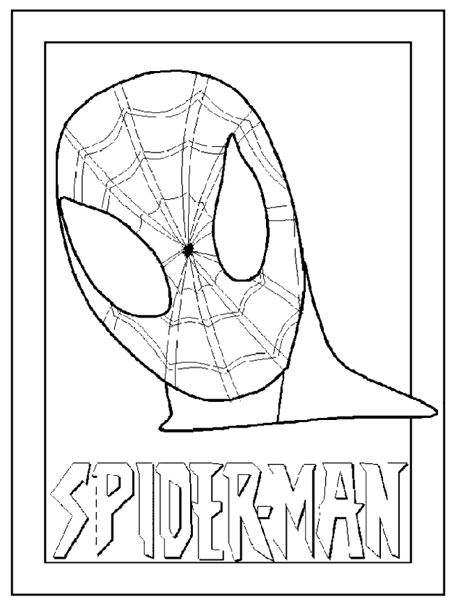 Spiderman Malvorlagen