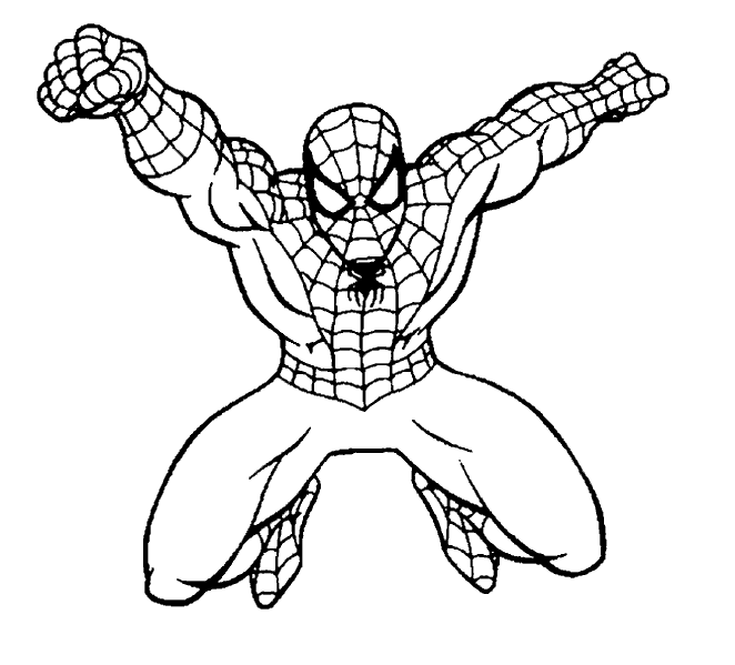 Spiderman Malvorlagen