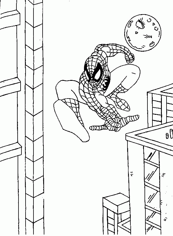 Spiderman Malvorlagen