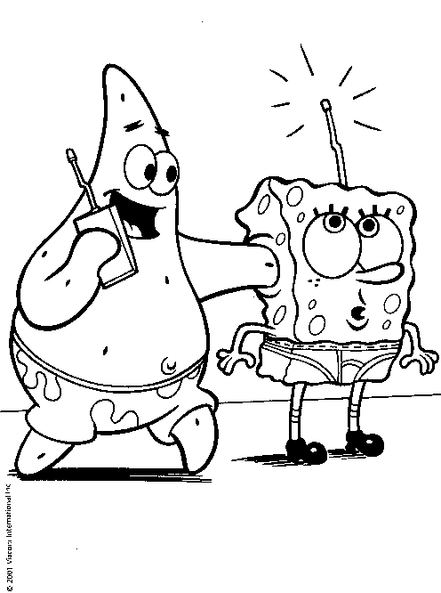 Spongebob schwammkopf Malvorlagen