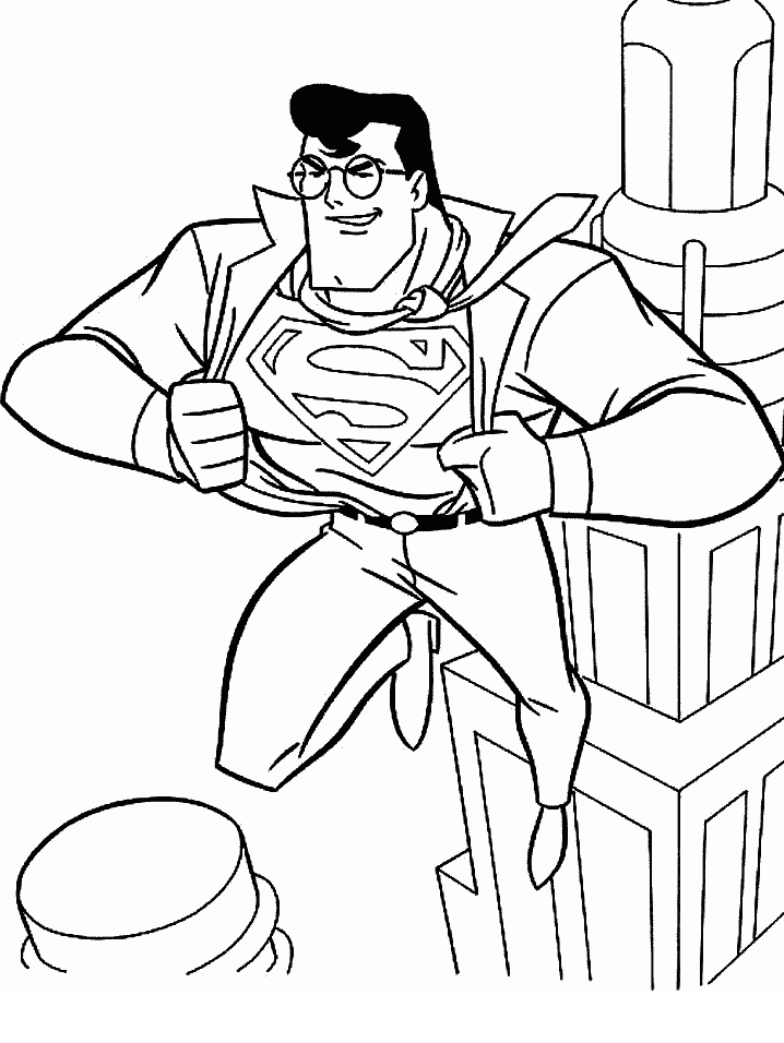 Superman Malvorlagen
