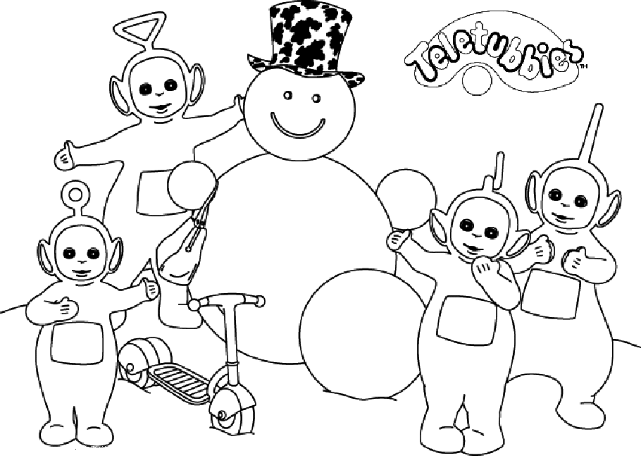 Teletubbies Malvorlagen