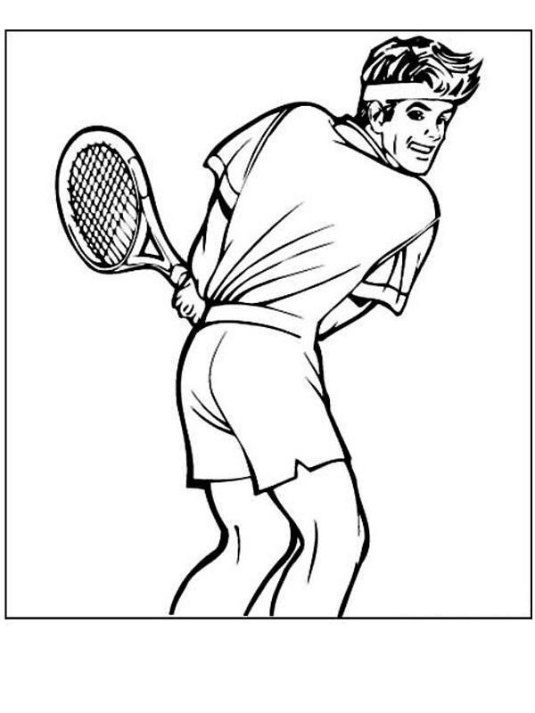 Tennis Malvorlagen