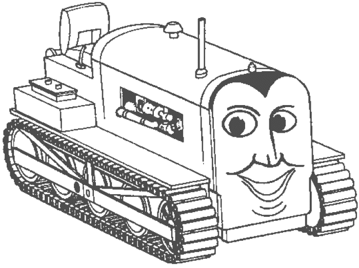Thomas die kleine lokomotive Malvorlagen