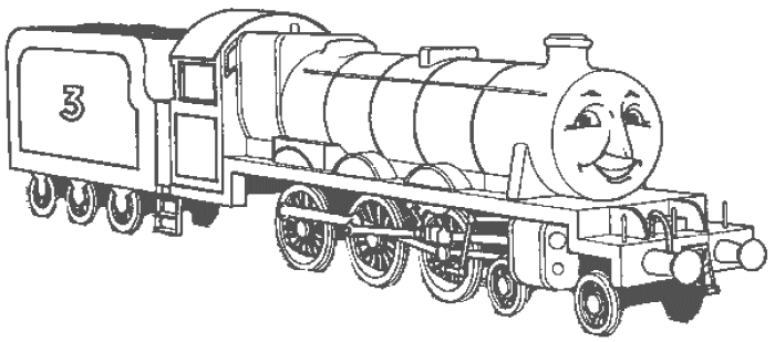 Thomas die kleine lokomotive Malvorlagen