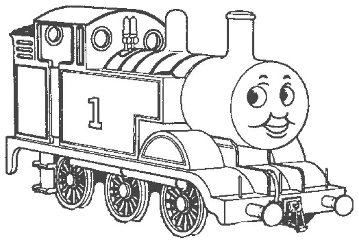 Thomas die kleine lokomotive Malvorlagen