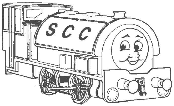 Thomas die kleine lokomotive Malvorlagen