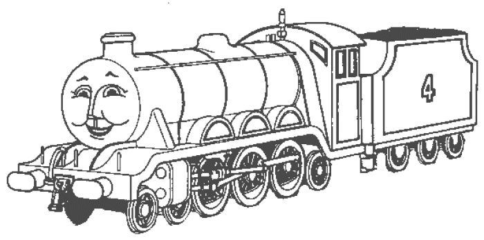 Thomas die kleine lokomotive Malvorlagen