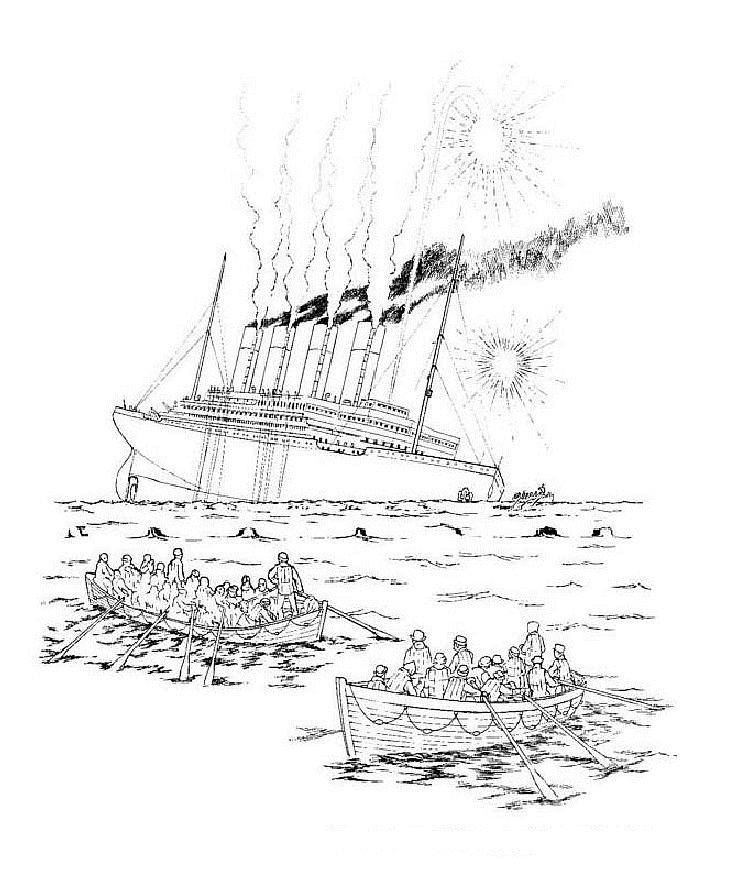 Titanic Malvorlagen