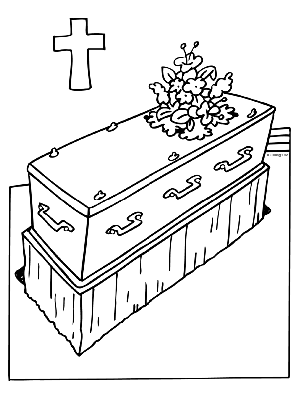 Tod beerdigung Malvorlagen