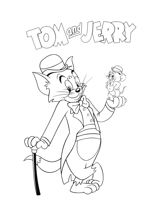 Tom und jerry Malvorlagen