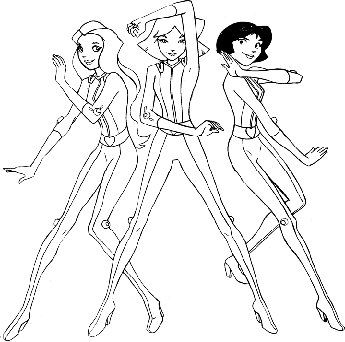 Totally spies Malvorlagen