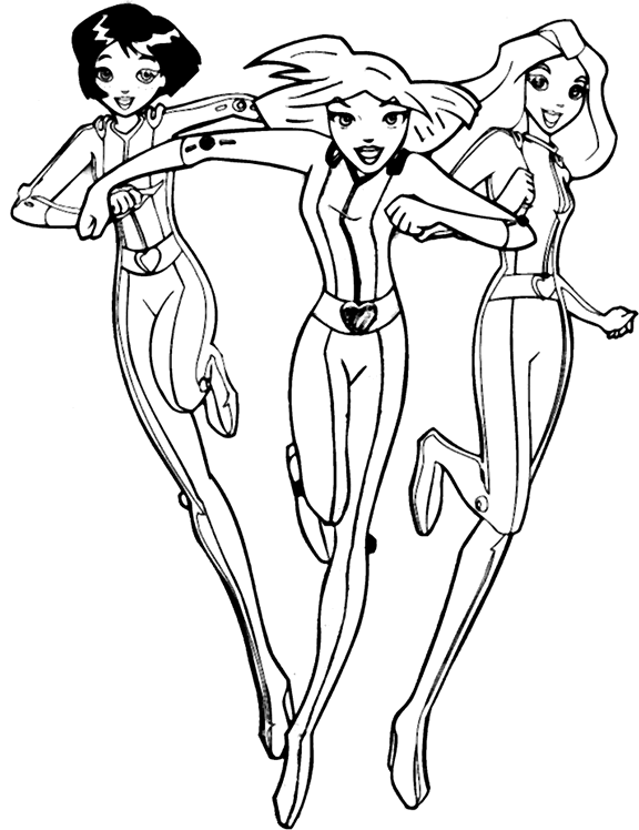 Totally spies Malvorlagen