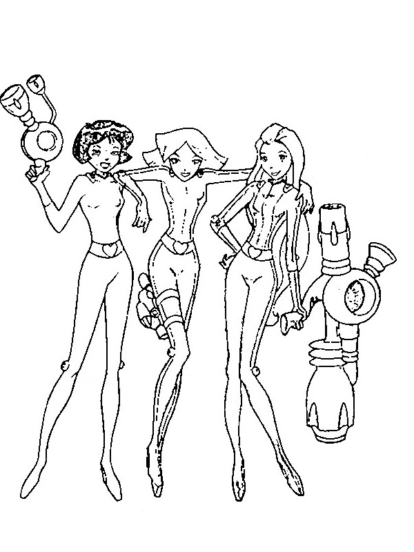 Totally spies Malvorlagen