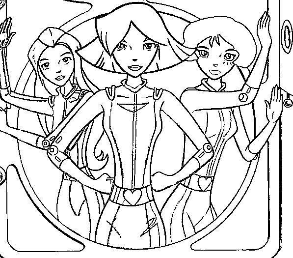 Totally spies Malvorlagen