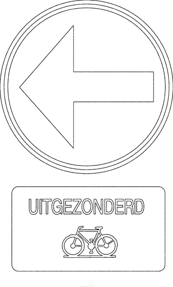 Verkehrszeichen Malvorlagen