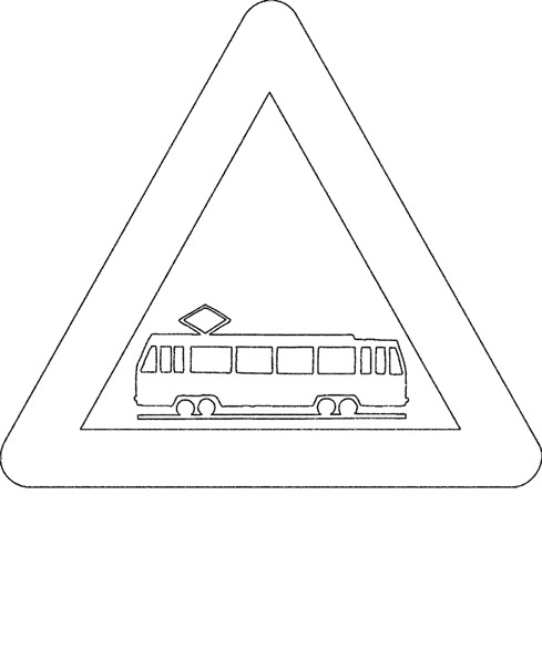 Verkehrszeichen Malvorlagen