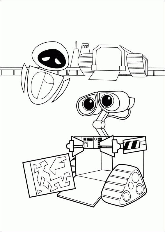 Wall e Malvorlagen