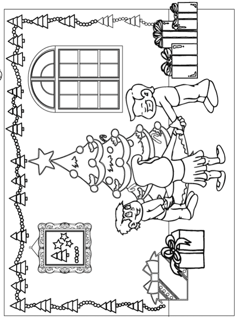 Weihnachten baume Malvorlagen