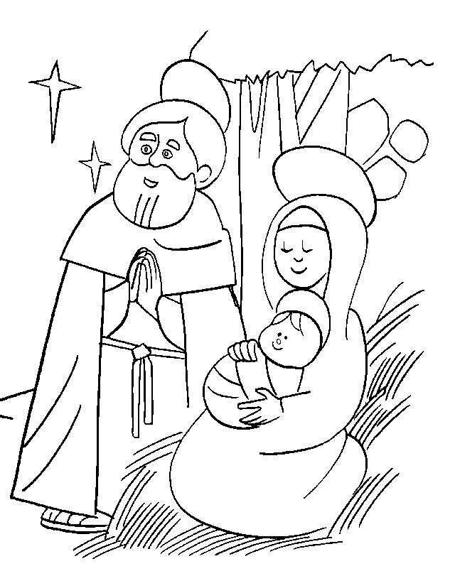 Weihnachten bibel Malvorlagen